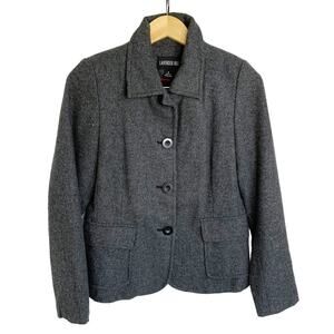 Lavender Hill Wool Blend Jacket Blazer Coat Womens 8 Button Pocket Lined